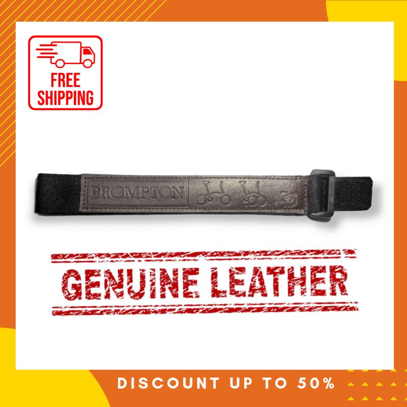 Velcro STRAP Genuine Leather Folding Bike MULTIFunction BROMPTON