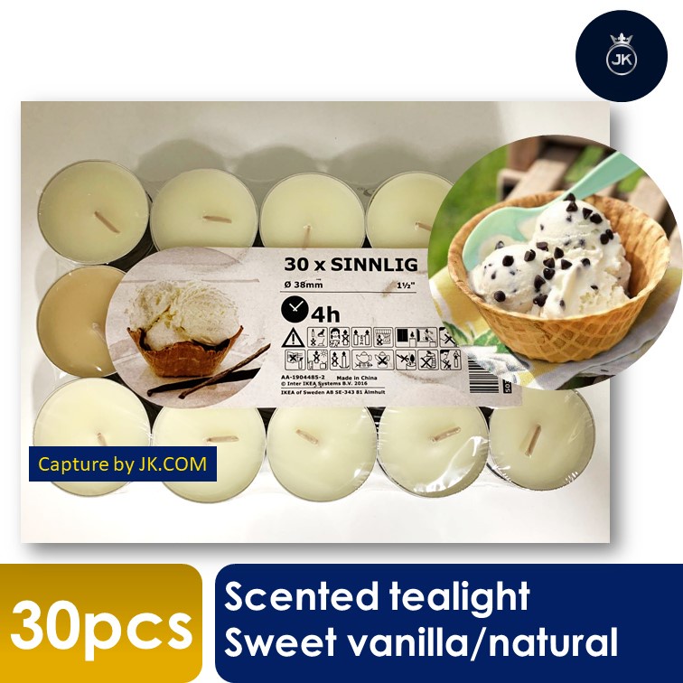 SG Home Mall [30pcs] iKea Tealight candle Scented tealight,Sweet
