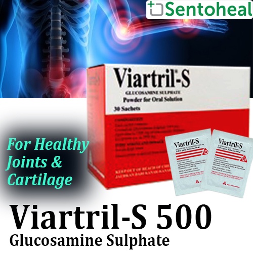 ViartrilS Glucosamine Sulphate Powder 30 sachets Viartril S Shopee