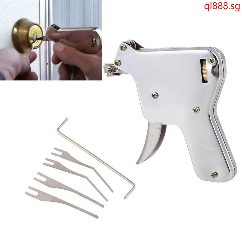 Set lock Pick Gun Locksmith Tool Door Opener lockpicking Shopee Singapore