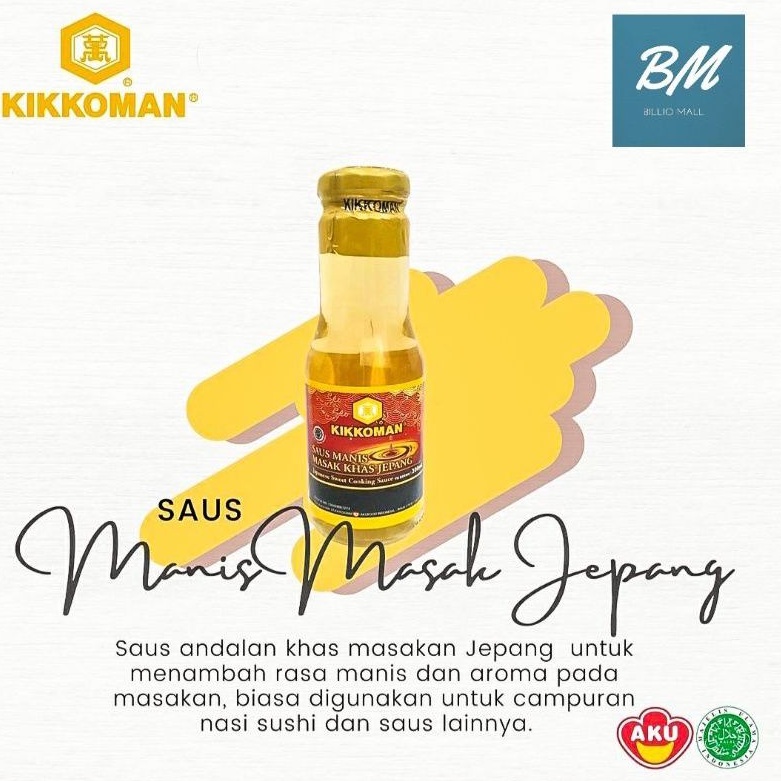 Kikkoman Mirin Sauce 300gr/Kikkoman Mirin 250ml/Kikkoman Japanese Sweet