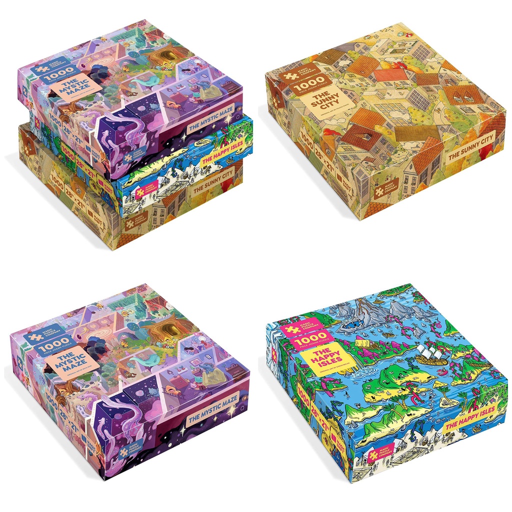 (READY STOCK) Magic Puzzles 1000 piece by Magic Puzzle Company Shopee