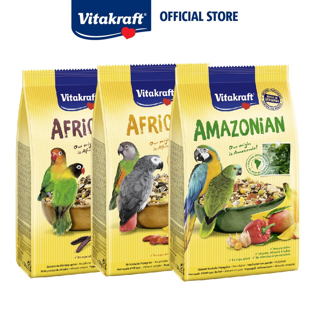[CLEARANCE] Vitakraft Bird Food 750g, African Lovebird, African Parrot