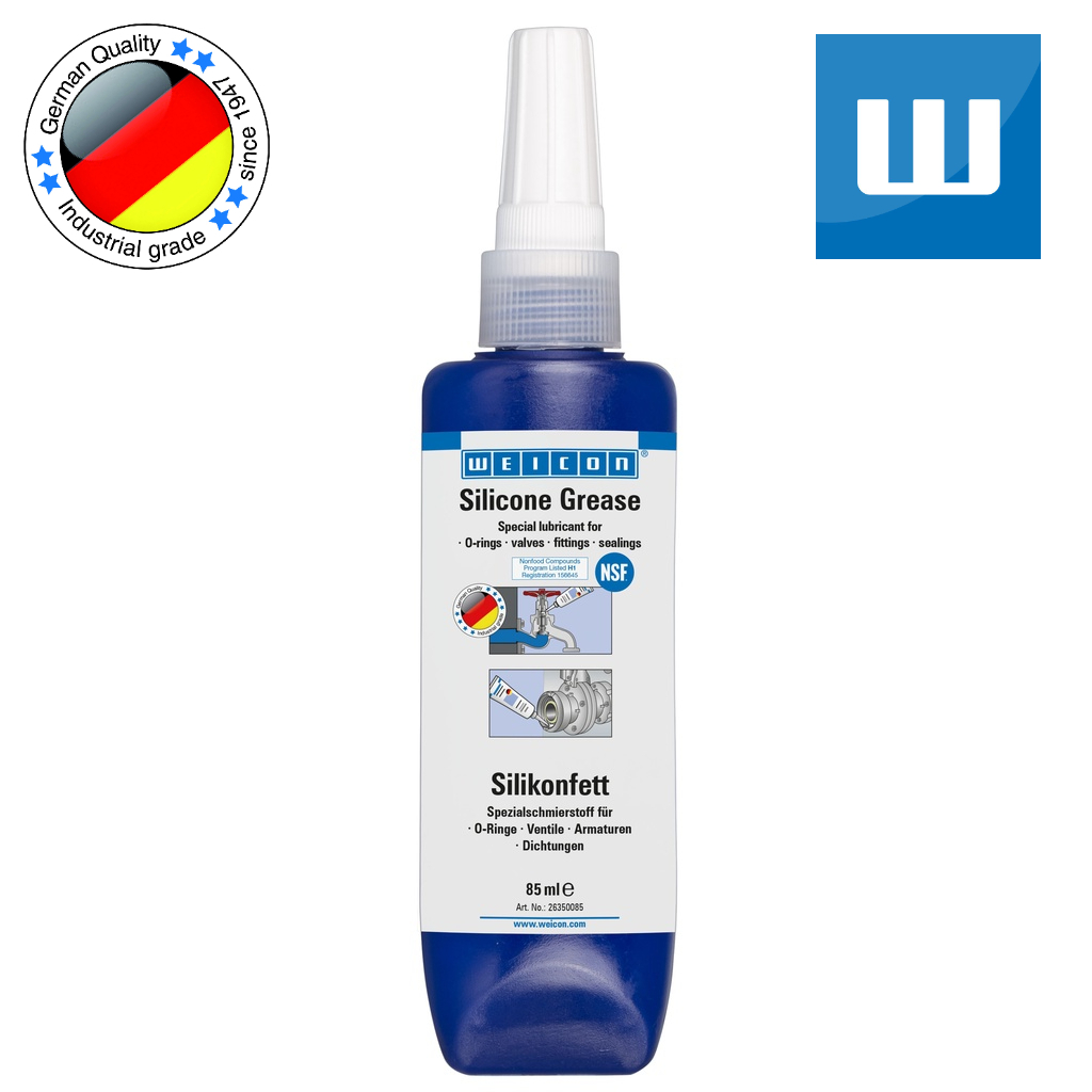 WEICON Silicone Grease Tube 85g Adhesive lubricant Lubricating