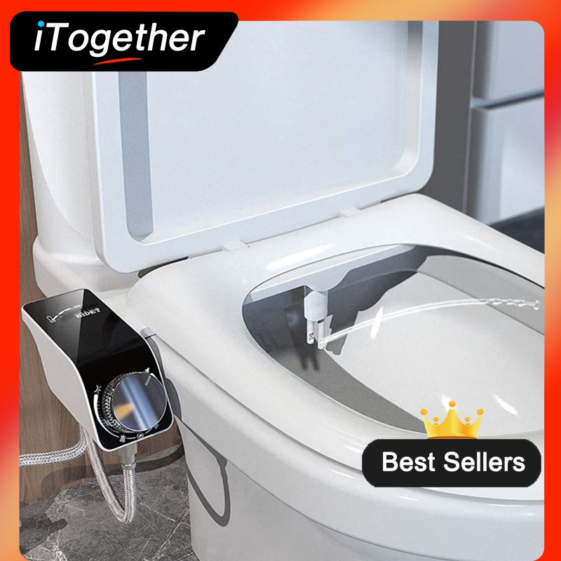 Nonelectric Bidet Butt Wash Double Nozzle Woman Wash Bathroom Self