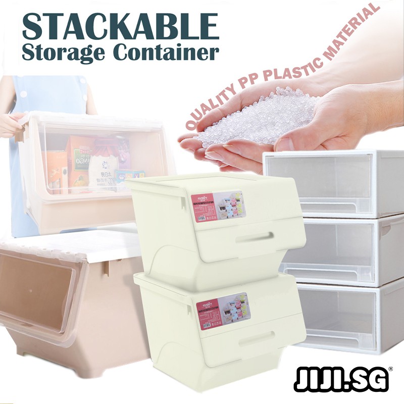 (JIJI SG) Stackable Storage Box TAKA SAMLA VISBY Chest Drawer