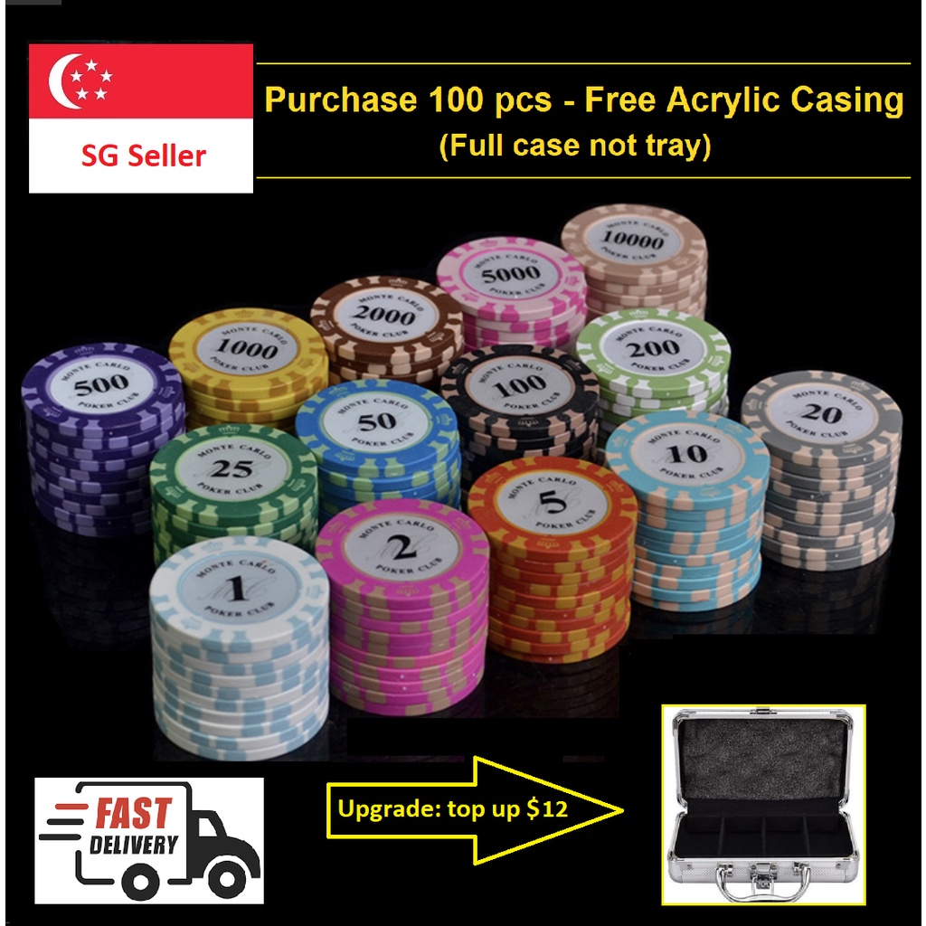 [SG Seller] Upgraded Las Vegas Poker Chips / Mahjong Chips / Casino
