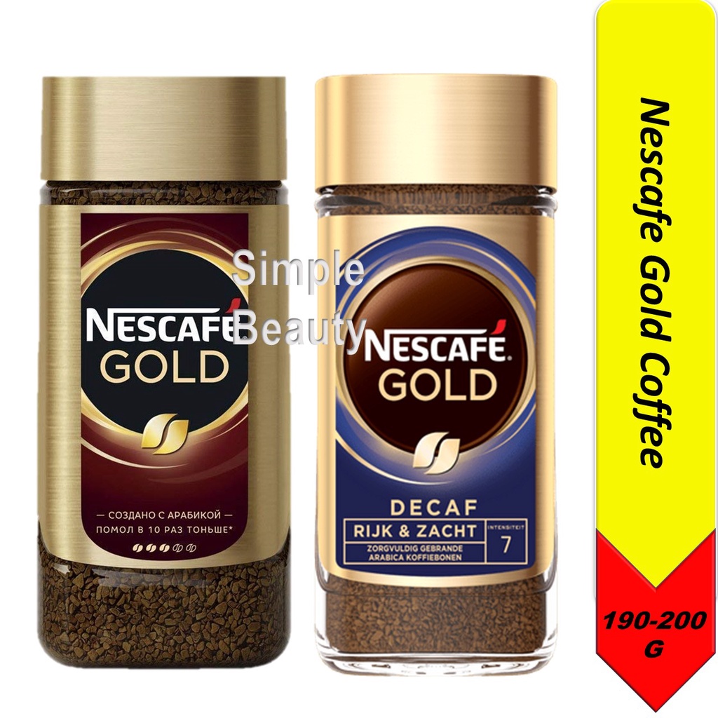 Nescafe Gold Instant Coffee / Decaf, 190g200g Shopee Singapore