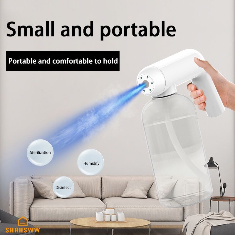 🔥Ready Stocks🔥 Sanitizer Spray Machine Handheld Disinfection Blue Ray