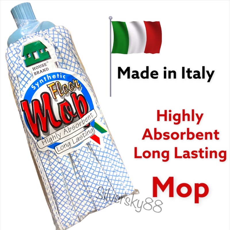 Mop head replacement Made in Italy Good Quality Synthetic Mop Refill Shopee Singapore