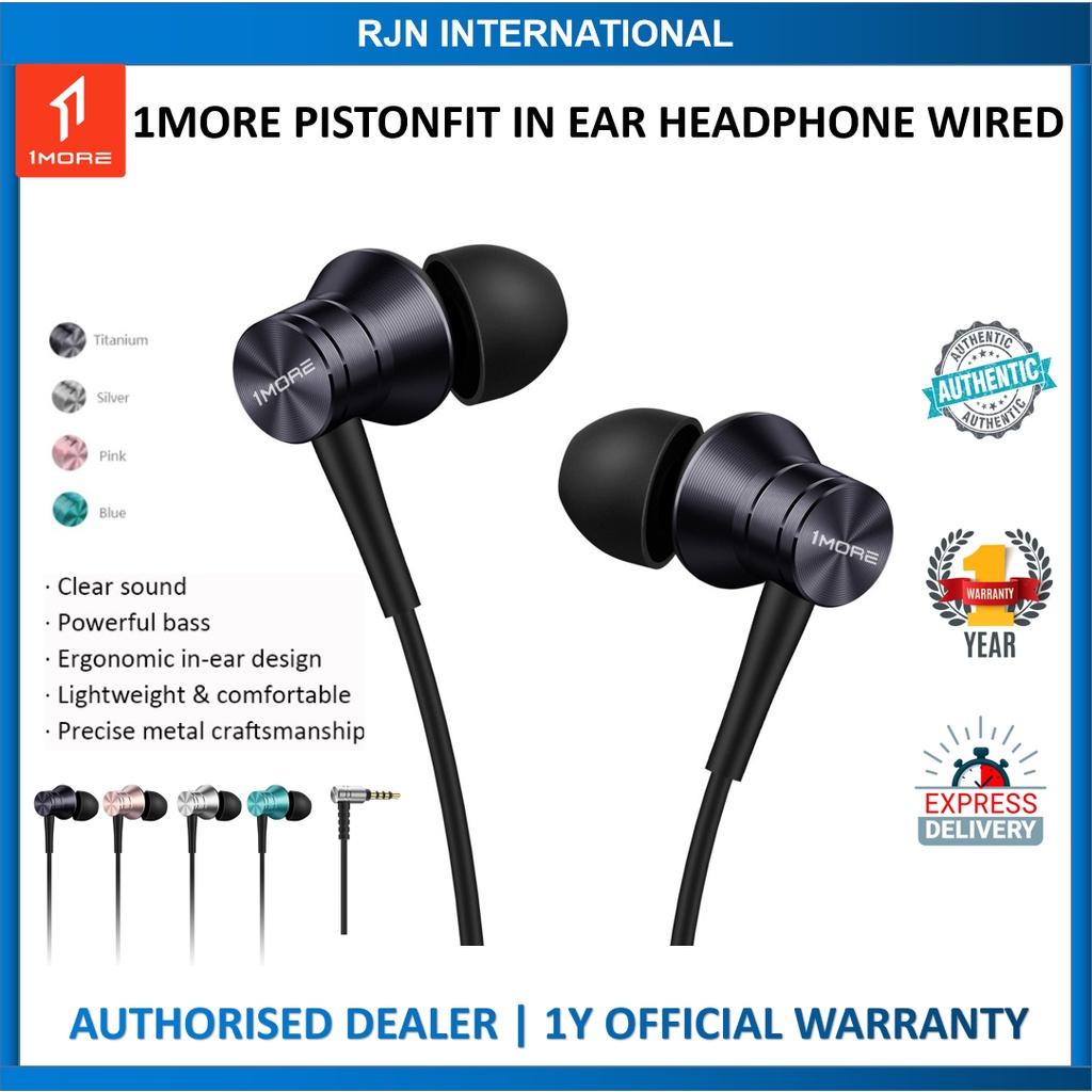 1MORE Piston Fit InEar Headphones E1009 comfort fit with best audio