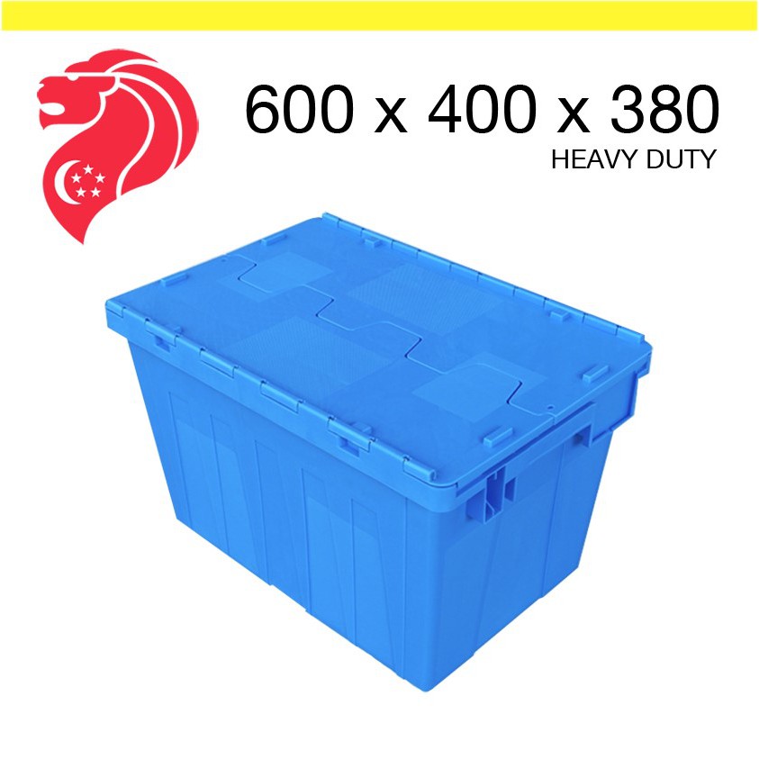 [SG SELLER] 60cm x 40cm x 38cm Heavy Duty Lockable and Stackable