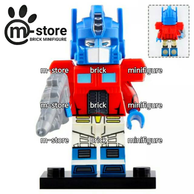 Brick transformers optimus prime brick mini figure Shopee Singapore