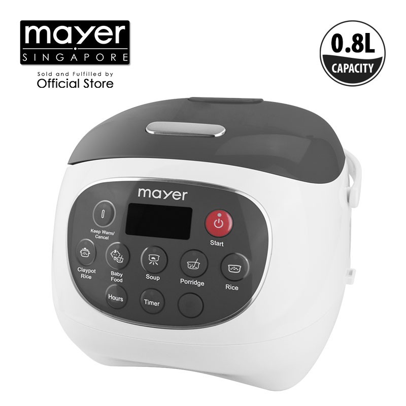 Mayer 0.8L Rice Cooker With Ceramic Pot MMRC20 Shopee Singapore
