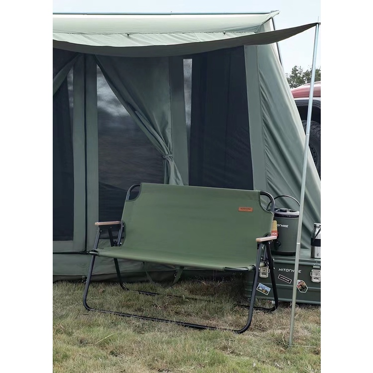 [ Available ] 2Person Folding Chairs Portable Double Camping Chair