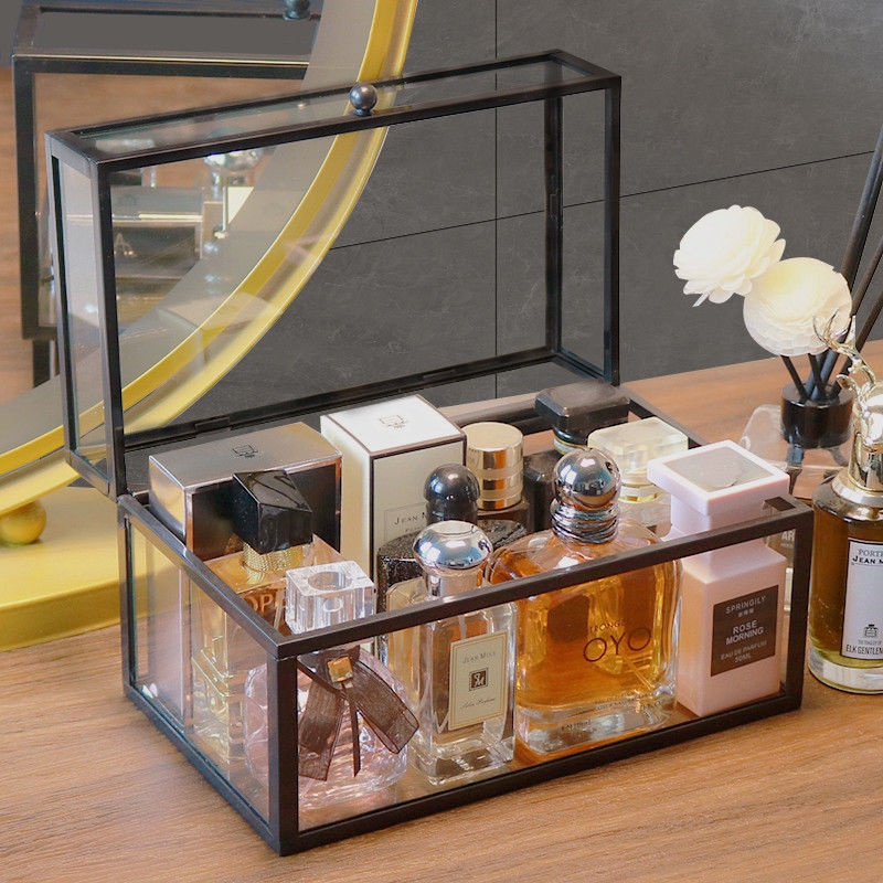 Perfume Storage Box Perfume Organizer Transparent Box Dust Proof