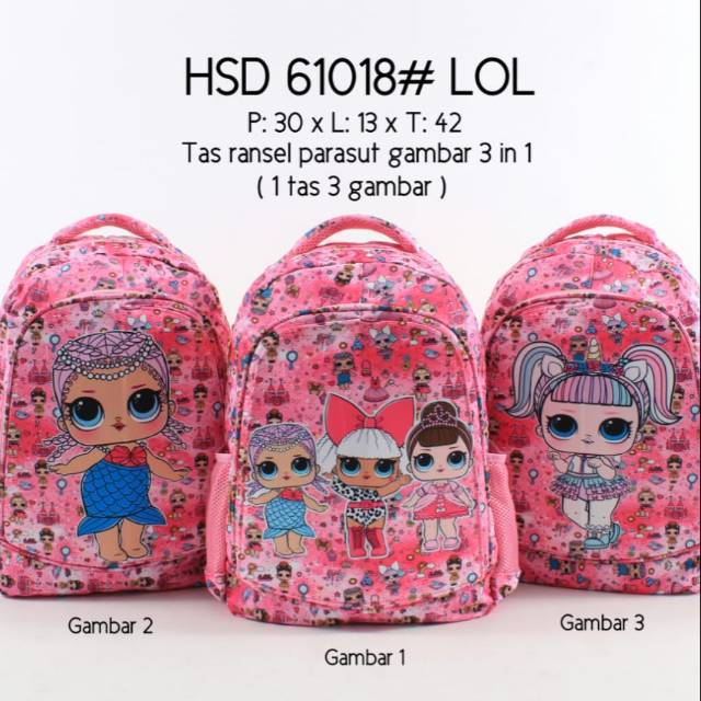 Lol Elementary School Children's Backpack Shopee Singapore