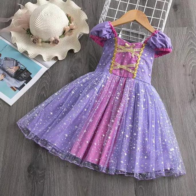 Children 's Party Dresses / Rapunzel Dresses 80 Shopee Singapore