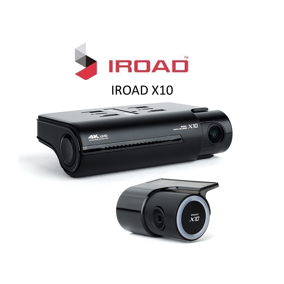 IROAD X10 UHD 4K Front + FHD Rear DualChannel Dashcam Car Camera Shopee Singapore