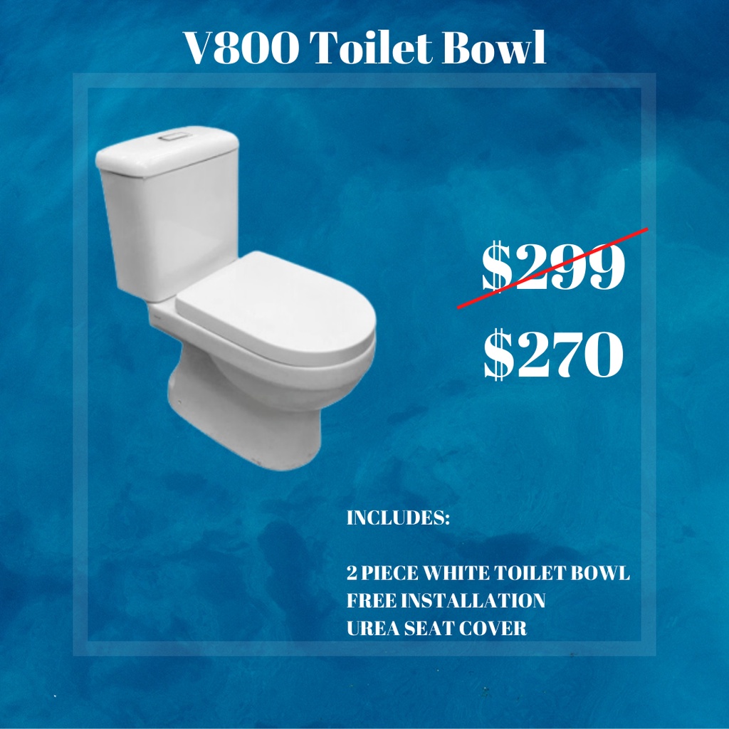 Baron V800 Toilet Bowl Shopee Singapore