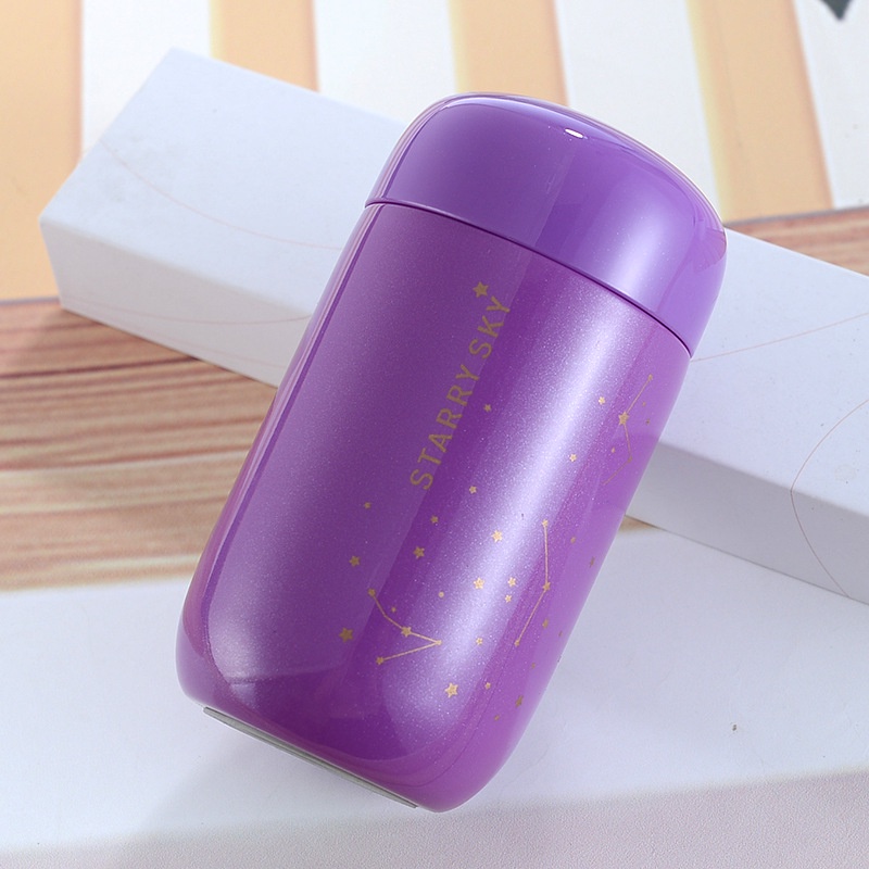 7 Colors Creative Starry Sky Thermal Flask Fashion Mini Double