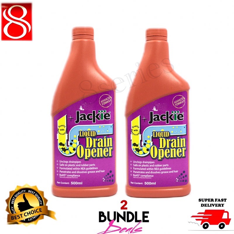 (Bundle deal ) JACKIE Drain clog Opener / Drain Clog remover(liquid