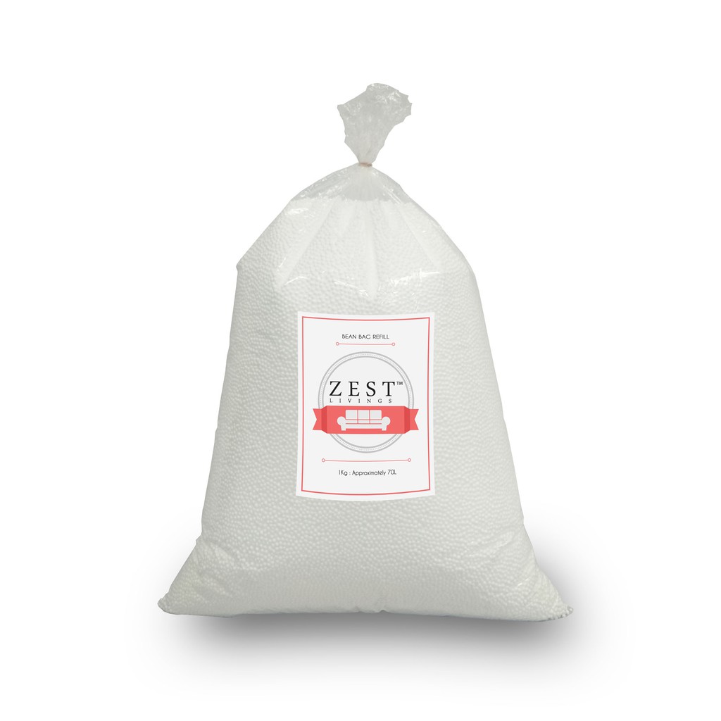 Bean Bag Refill High Quality Styrofoam beads (1Kg) Shopee Singapore
