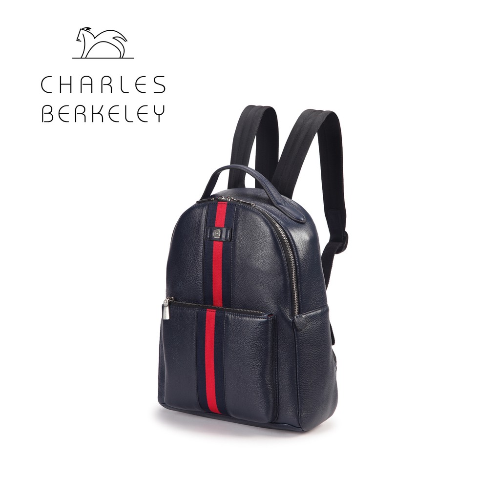 Charles Berkeley BURLINGTON British Style Men's Leather Backpack (KP