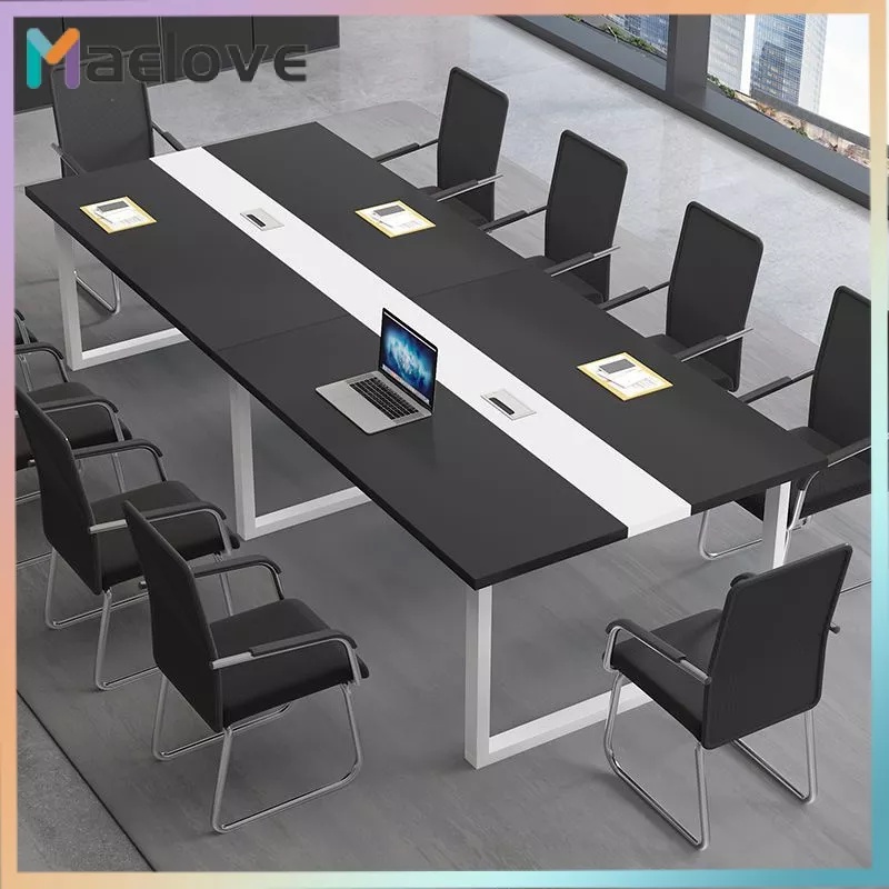 Office Desk and Chair Combination Simple Modern Meeting Room Table