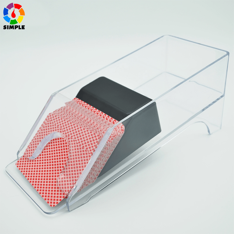 Six Deck Blackjack Dealing Shoe Fits 6 Standard Size Poker Decks