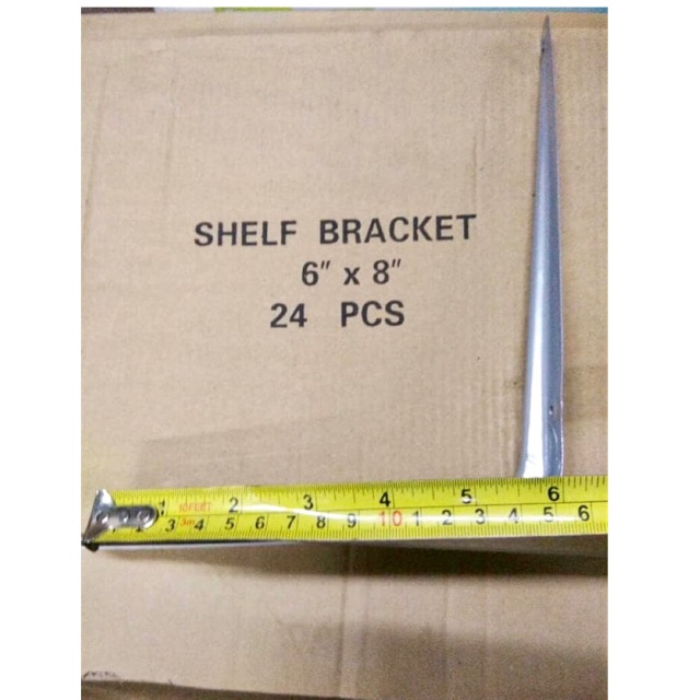 SIKU Shelf Elbow Shelf Bracket L 6"x8" Support Iron Elbows per Pair