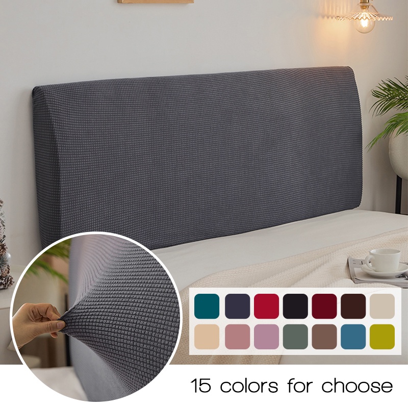 Thicken Bed Head Cover Allinclusive Headboard Covers Elastic Bed Head Back Protection Grey