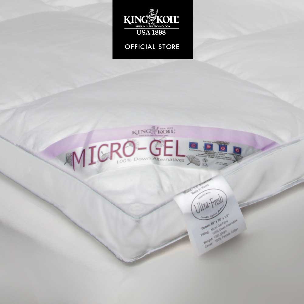 King Koil MicroGel® Topper 100 Down Alternative Shopee Singapore