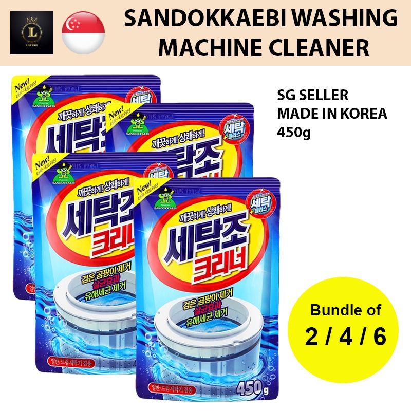 Sandokkaebi Washing Machine Cleaner Powder Detergent Laundry Tub Cleaning Made in Korea 450g