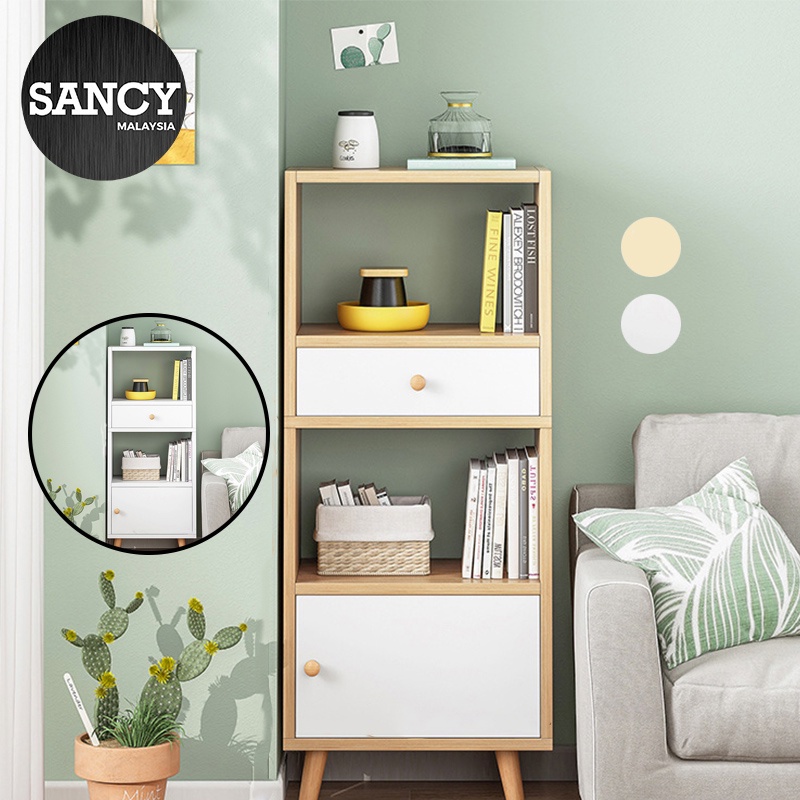 Sancy Multi Layer Modern Living Room Storage Bookshelf Display