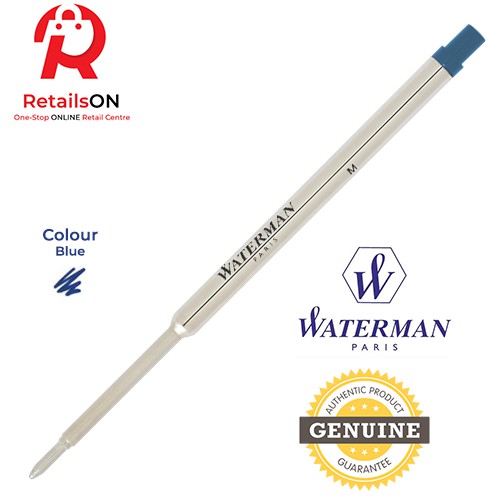 Waterman Refill Ballpoint Pen Blue / Ball Point Pen Refill 1pc Blue
