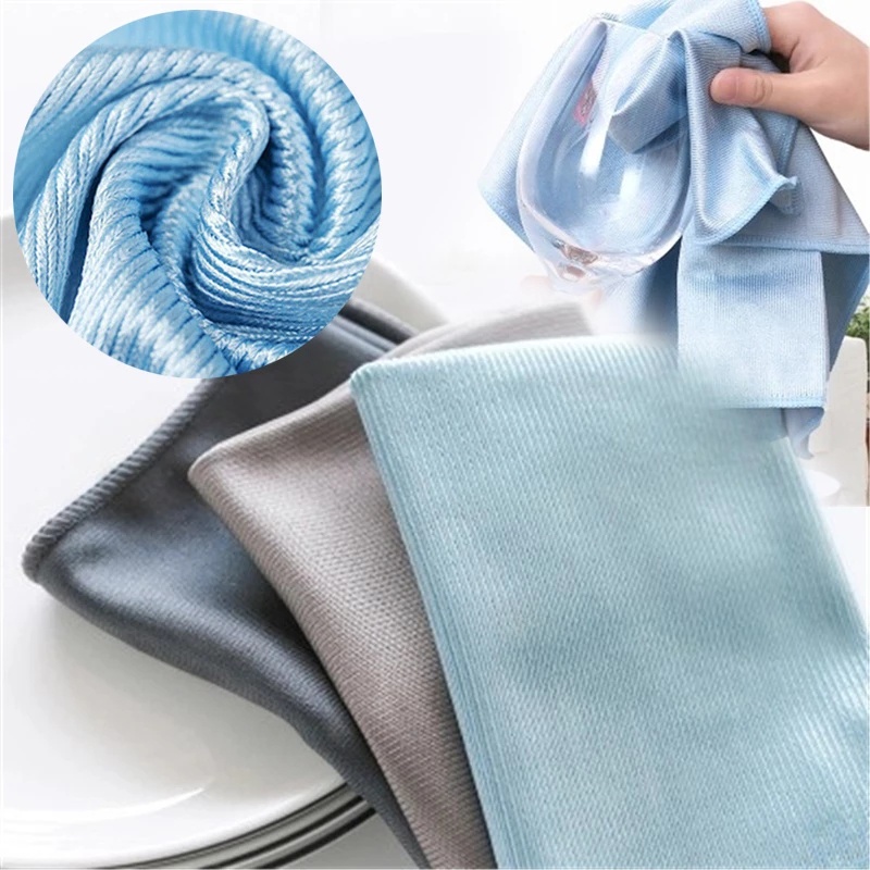 Mirror Cleaning Cloth,Microfiber Glass Cleaning Towel,Wine Glass Cloth