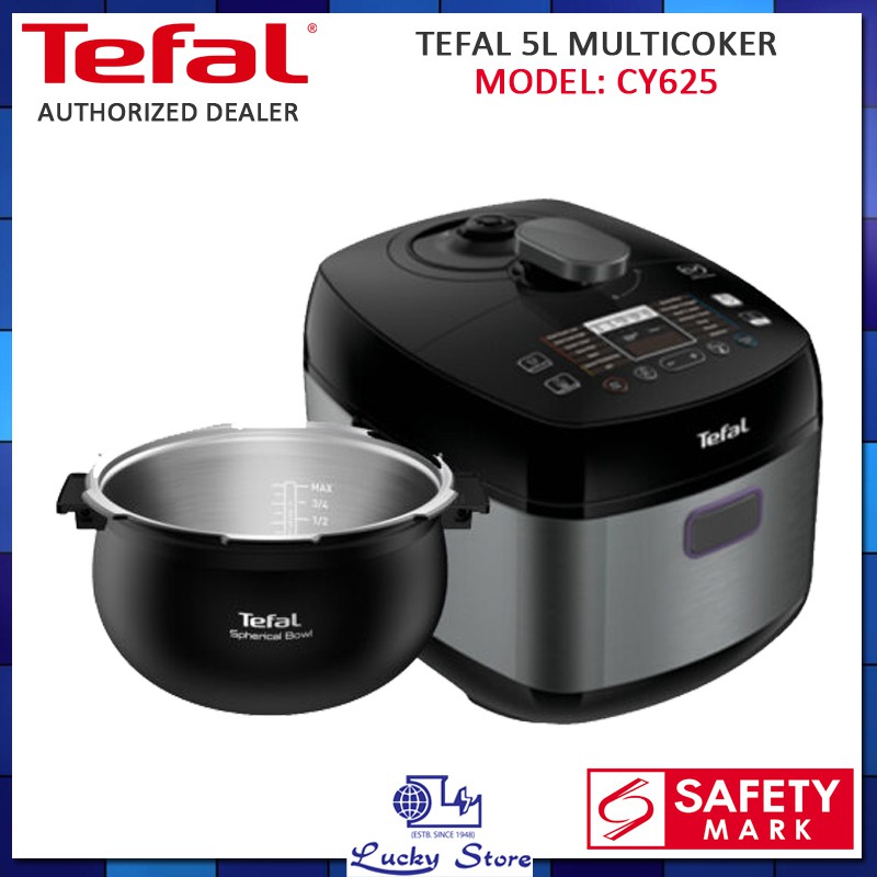 TEFAL CY625 HOME CHEF SMART PRO MULTICOOLER, MULTIFUNCTION COOKER, 5L