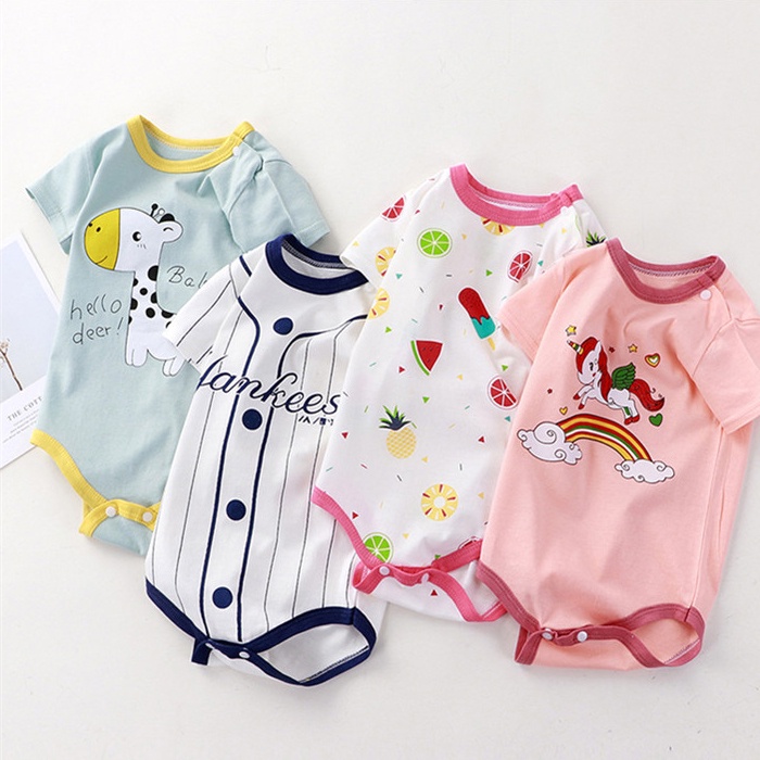 Size 5980 Hot Sale Little Baby Clothes Summer Toddler Short Sleeve