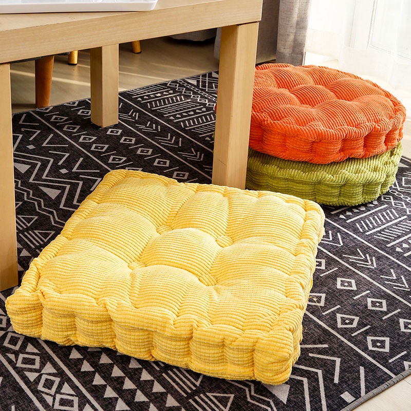 Thick Tatami Floor Cushion Pure Cotton Round Comfortable Square