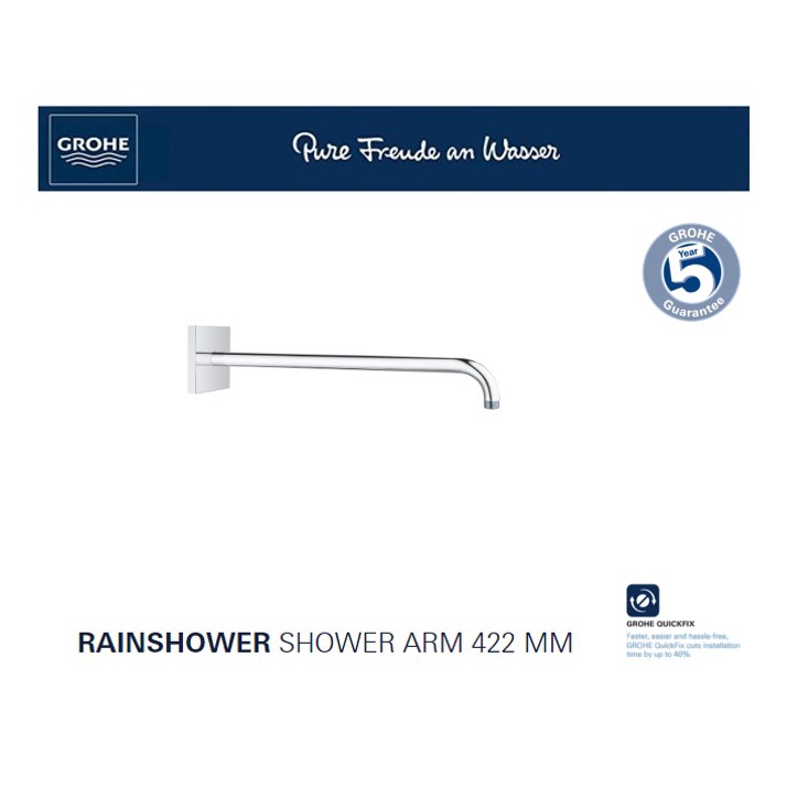 GROHE RAINSHOWER SHOWER ARM 422 MM (WALL MOUNTED) Shopee Singapore