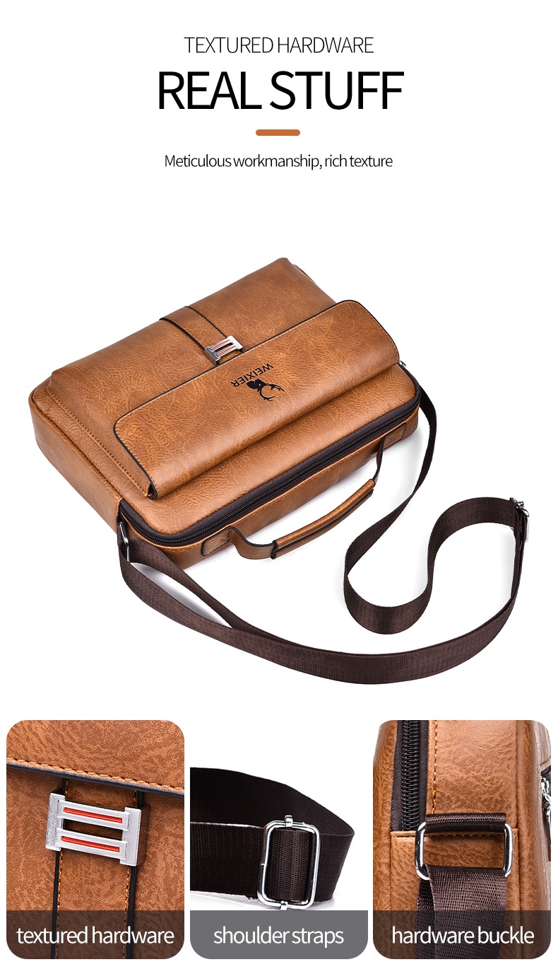 Men's Business LargeCapacity Messenger Bag Laptop Shopee Singapore