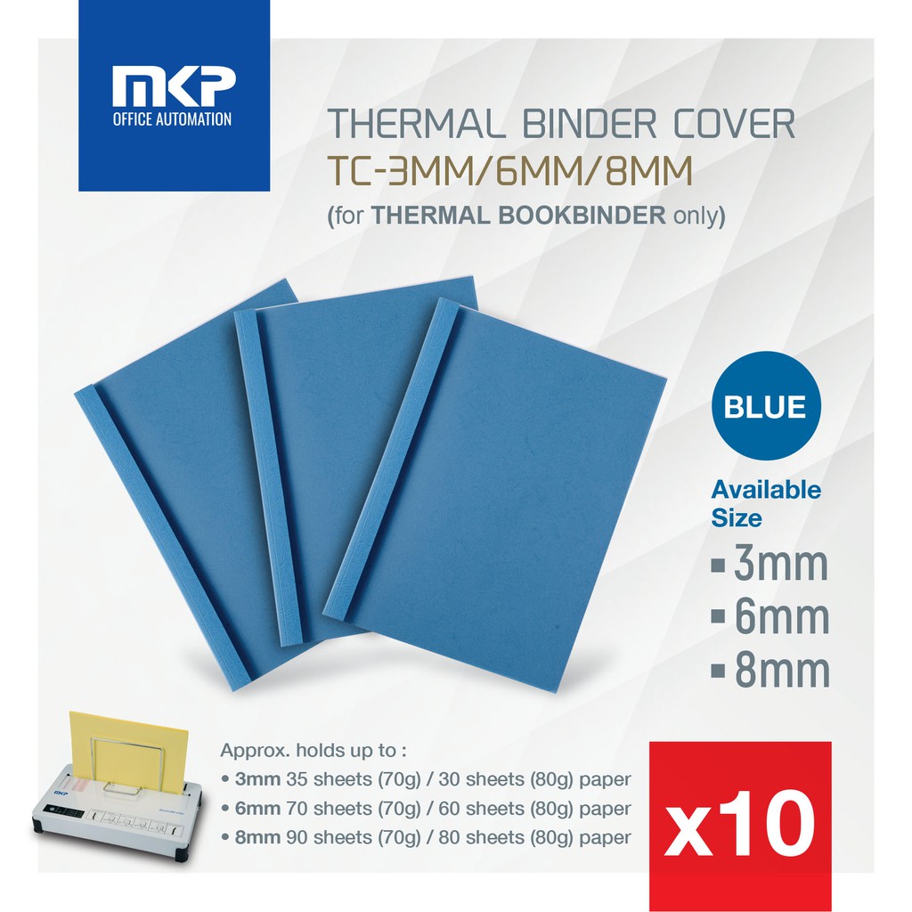 Thermal Binder Cover (10'S/PACK) Shopee Singapore