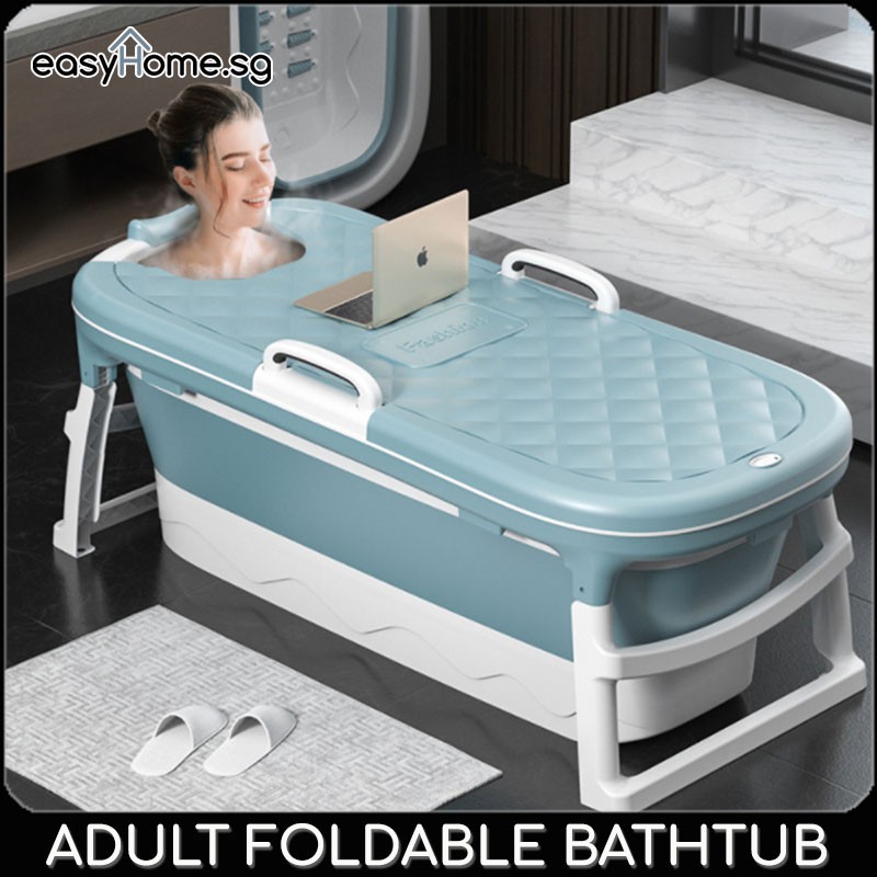 Easyhome.sg Adult Foldable Bathtub / Large Shower Bath Tub Bathroom