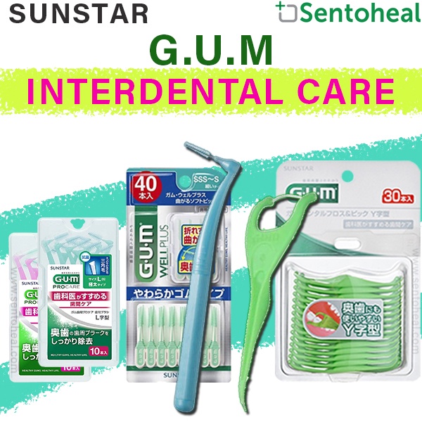 Sunstar GUM Interdental Brush/ Dental Floss Oral care Shopee Singapore
