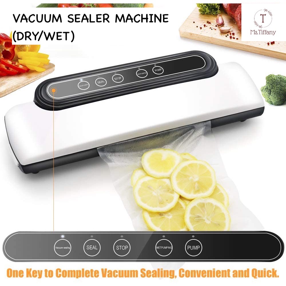 [SG Stock] Food Vacuum Sealer Machine (Dry & Wet) Household / Vacuum