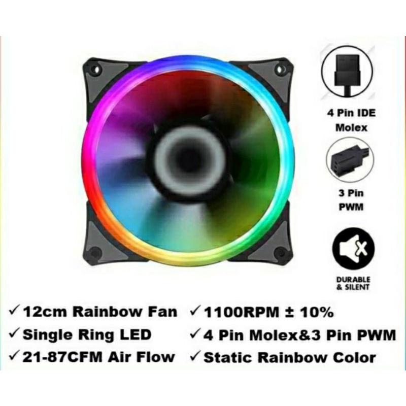desktop computer fan with RGB light Shopee Singapore