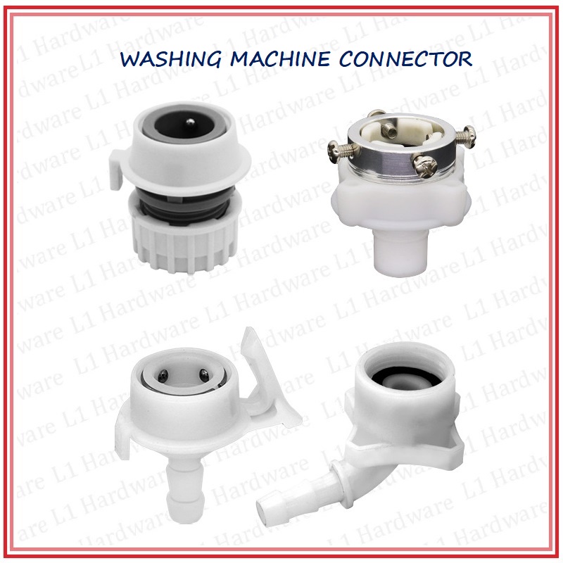 Washing Machine Water Inlet Faucet Tap Hose Quick Connector Adaptor
