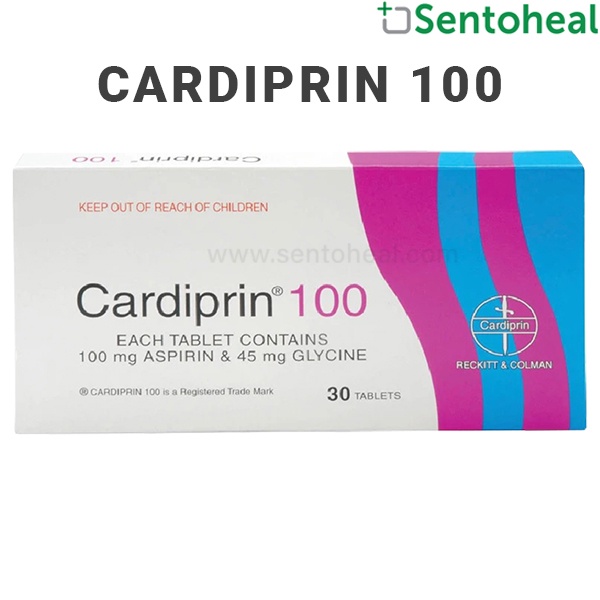 Cardiprin 100mg Aspirin & 45mg Glycine 30 tablets Shopee Singapore