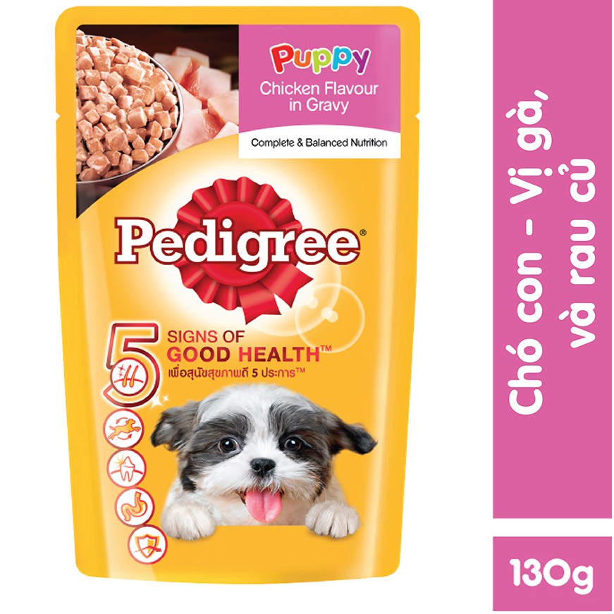 Pate Pedigree Puppy Chicken Flavor Cooking Sauce 130g Shopee Singapore